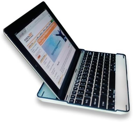 PortaCell® Apple iPad 3 Case - iPad 3 Keyboard Buddy Case, Wireless Bluetooth iPad3 Keyboard and Aluminum Cover for Apple The new iPad Wi-Fi and Wi-Fi + Cellular 4G LTE (16GB, 32GB, 64GB) + PortaCell Trademark Microfiber Cleaning Cloths!