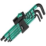 Wera 073597 Hex Key Set Ballpoint Metric (9 Pieces) by Wera [並行輸入品]