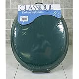 Ginsey Solid Hunter Green Padded Toilet Seat