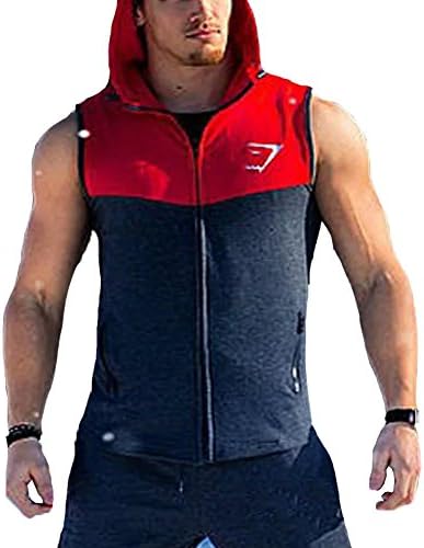 DLDHJSZ gymshark exercise vest men hooded jacket
