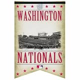 MLB Washington Nationals Premium Felt Banner 17-by-26