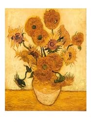 Vase of Fifteen Sunflowers, c.1889 Art Poster Print by Vincent van Gogh, 18x24