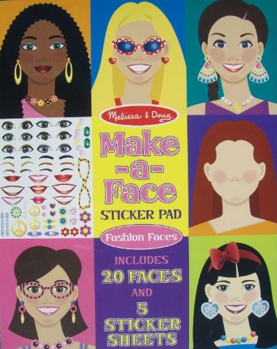 Melissa & Doug Make-A-Face Sticker Pad