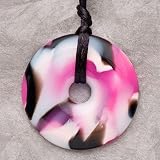 Teething Bling Pendant - Donut Shape (Pink Camouflage)