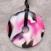 Teething Bling Pendant - Donut Shape (Pink Camouflage)