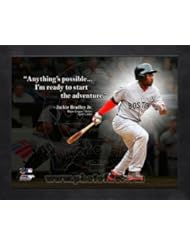 Sports: Boston Red Sox Jackie Bradley Jr. 8x10 Framed Pro Quote Photo - Biggsports