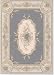French Aubusson Gray Area Rug Dollhouse Miniature