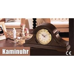 Kaminuhr Kamin Buffet-Uhr Standuhr Tischuhr Buffetuhr braun Nostalgie