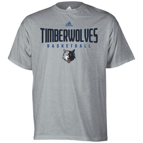 adidas Minnesota Timberwolves Ash Absolute T-shirt (X-Large)