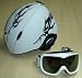 Rebel Kinder-Skihelm incl. Skibrille Inmould