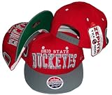 Ohio State Buckeyes Two Tone Snapback Adjustable Plastic Snap Back Cap / Hat