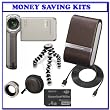 Sony HDR-TG5V High Definition Handycam Camcorder w/ Built-in GPS Receiver + Sony MSMT4G 4GB Memory Stick PRO Duo (Mark2) Media + Sony LCM-TGA Semi Soft Carrying Case + Hi Resolution Mini HDMI to HDMI Cable HD Camcorders (6 ft) + Willoughby's Snap, Shoot & Share Starter Pack