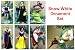 Disney Snow White and the Seven Dwarfs 7 Piece Holiday Christmas Tree Ornaments Set Featuring Princess Snow White, The Prince, Dopey, Grumpy, Sleepy, The Queen, and The Wicked Witch and 3 Unique 1