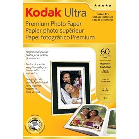 Kodak Ultra Photo Paper, Gold 5 Star, 10x15 cm, 60 Sheets, 280gsm