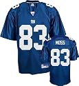 Sinorice Moss Jersey: Reebok Blue Replica #83 New York Giants Jersey