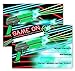 POP parties Laser Tag Brights Invitations - 12 Invitations + 12 Envelopes - Double Sided - Laser Tag Party Supplies - Laser Tag Party Supplies - 12ct Brights