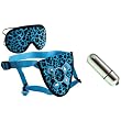 California Exotics / Swedish Erotica Furplay Blue Harnesses Strap-On and Mask Adult Sex Toy Kit