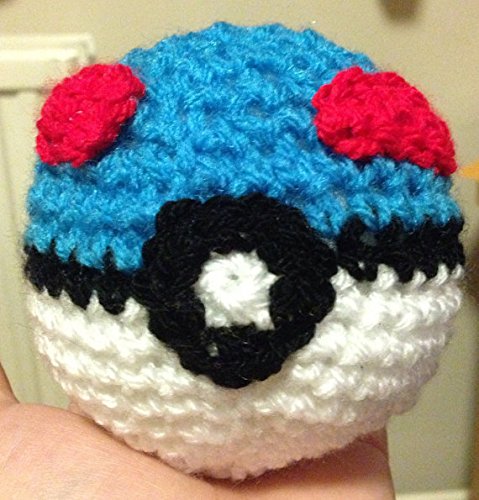 Pokeball Great Ball Stress Ball Anxiety Relief Soft Toy, Stuffed Pokemon Ball,