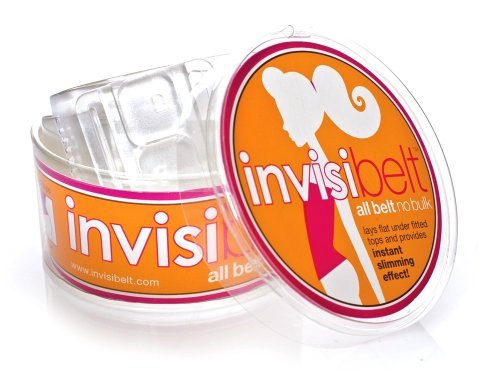 Women's Belt: No-Show Adjustable Belt Lays Flat Under Fitted Tops By Invisibelt