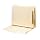 Smead Self-Adhesive Folder Dividers with Twin-Prong Fasteners, Letter Size, Manila, 25 per Box (68025)