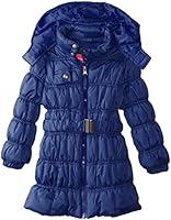 Pink Platinum Girls' Long Puffer Coat