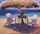 Shades Of Mexico FINEST BRAND CANVAS Print With Added Heavy BRUSHSTROKES Kiki Davis 16x13