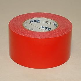Shurtape PC-600 General Purpose Grade Duct Tape: 3 in. x 60 yds. (Red)