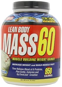Labrada Nutrition Lean Body Mass 60 Muscle Builder Protein Powder, Vanilla Ice Cream, 6-Pounds Tub