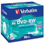Verbatim DVD-RW 4.7GB - Confezione da 10