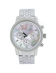 Michael Kors Ladies Chronograph Mother Of Pearl Stainless Steel Watch MK5020