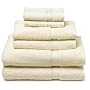 Pike Street 100% Egyptian Cotton 725-Gram 6-Piece Towel Set, Cream