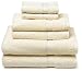 Pike Street 100% Egyptian Cotton 725-Gram 6-Piece Towel Set, Cream