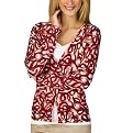 Merona&reg; Printed Cardigan Sweater - Venetian Red