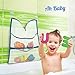 Ah Baby Bathtub Letters with Bath Toy Organizer Bag for Neat Bathrooms and Smart Kids
