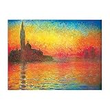 Claude Monet (Dusk in Venice) Art Poster Print - 24x36