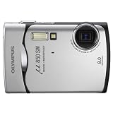 Olympus Mju 850SW Digital Camera - Starry Silver (8.0MP, 3x Digital Zoom) 2.5" LCD