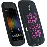 igadgitz Black & Pink Flowers Silicone Skin Case Cover for Samsung galaxy Nexus i9250 Android Smartphone Cell Phone + Screen Protector 51xjHUZD1EL. SL160 igadgitz Black & Pink Flowers Silicone Skin Case Cover for Samsung galaxy Nexus i9250 Android Smartphone Cell Phone + Screen Protector