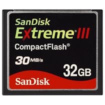 Sandisk 32GB Extreme III 30MBS Compact Flash CF Card - Retail Pack