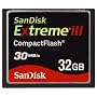 SanDisk CompactFlash (CF) Extreme III 32GB Speicherkarte (Retailverpackung)