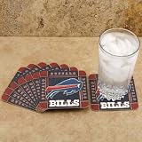 Buffalo Bills 8-Pack Absorbent PaperKraft Coasters