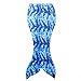 Owone Box Girls 3 Pcs Swimmable Mermaid Tail Bikini Bathing Swimsuit Swimwear