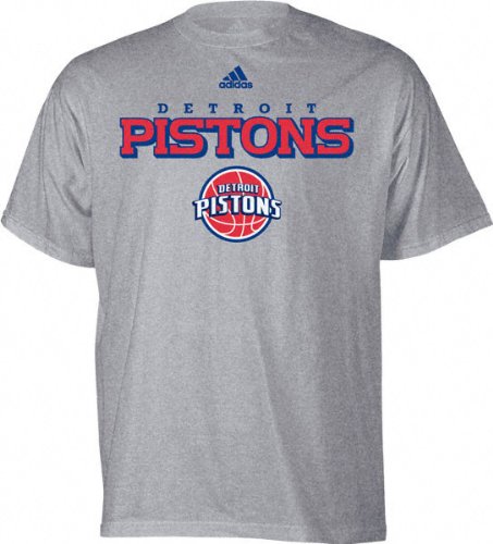 Detroit Pistons Youth adidas True Logo Short Sleeve Tee