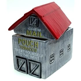 Old Fashioned Style Barn Ceramic Cookie Jar by 