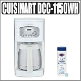 Cuisinart DCC-1150WH 10-Cup Coffee Maker Kit