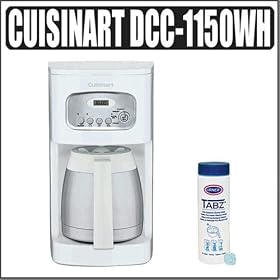 Cuisinart DCC-1150WH 10-cup Coffee Maker Outfit
