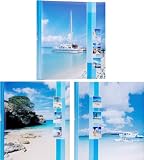 3 JUMBO Fotoalben - HENZO - Foto Alben f&uuml;r insgesamt bis zu 1800 Fotos - 100 wei&szlig;en Seiten - 33 x 29,5 cm Fotoalbum - FG-Trading