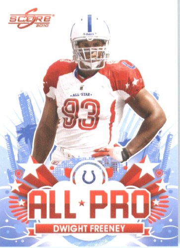 2010 Score All Pro Football Card # 9 Dwight Freeney - Indianapolis Colts In A Protective ScrewDown Case!