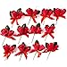 Factory Direct Craft Red Foam Rose Boutonniere Picks | 12 Pieces