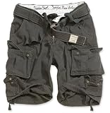 Surplus DIVISION SHORTS gewaschen, schwarz