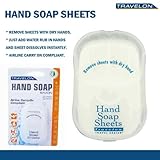 Travelon Hand Soap Toiletry Sheets, 50-Count